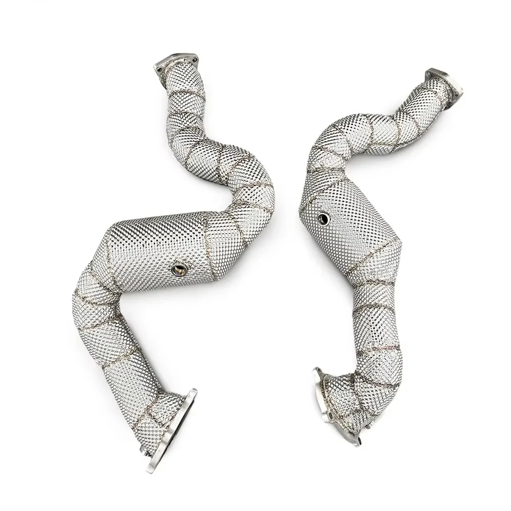 

High Temperature Resistant Racing Exhaust System for Audi RS7 C7 4.0T 2013-2018 Stainless Steel High Flow Exhaust Downpipe