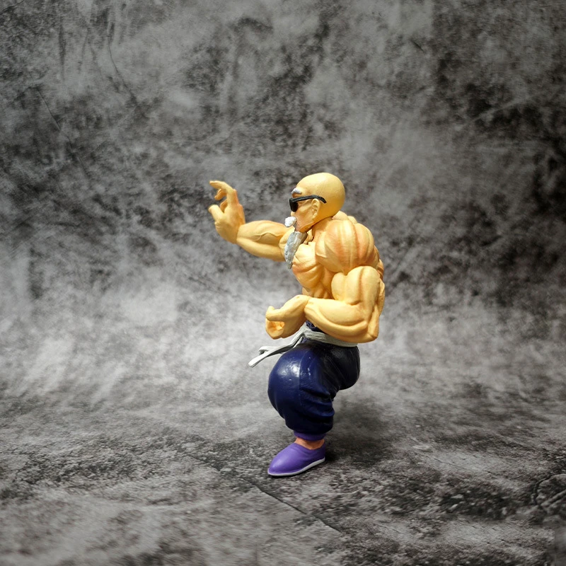 9CM Dragon Ball Z Anime Figure Toys Mini Muscle Kame Sennin Master Roshi Figurine PVC Action Model Dolls Birthday Gifts Kids