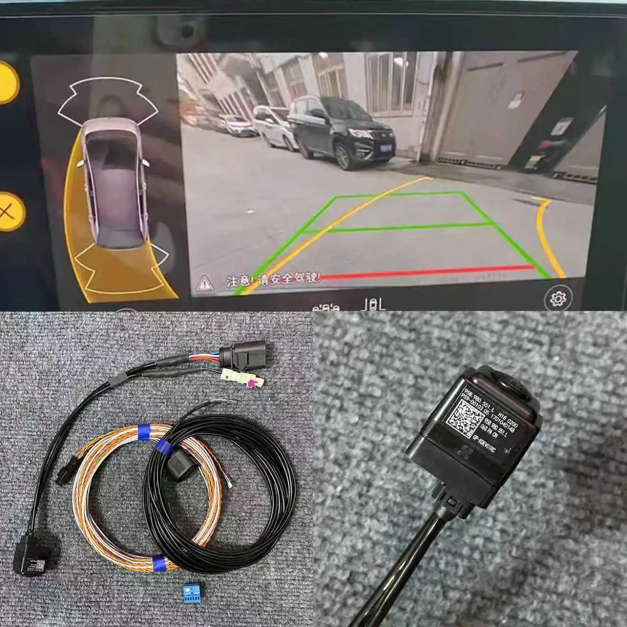 Деталь для Porsche подходит для Cayman GT4 19-25 Porsche 991 14-21 Macan Porsche 718 17-25, камера заднего вида 95B 980 551 L 95B980551L