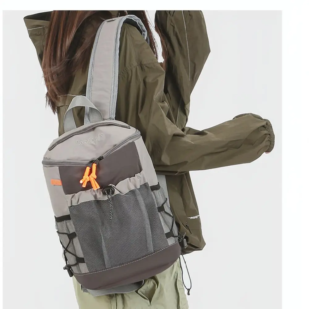Durable Waterproof Nylon Hiking Backpack Casual Travel Rucksack Lightweight School Daypack Bag For Unisex Sport