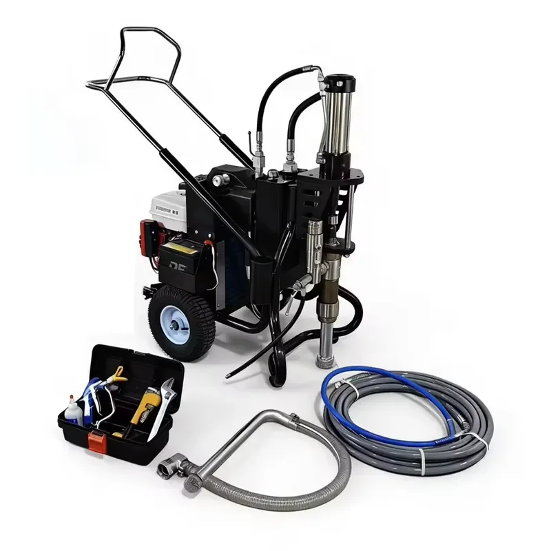 Professional Industrial Grade Engine Airless Spray 5075psi 9HP Motor High Pressure Hose