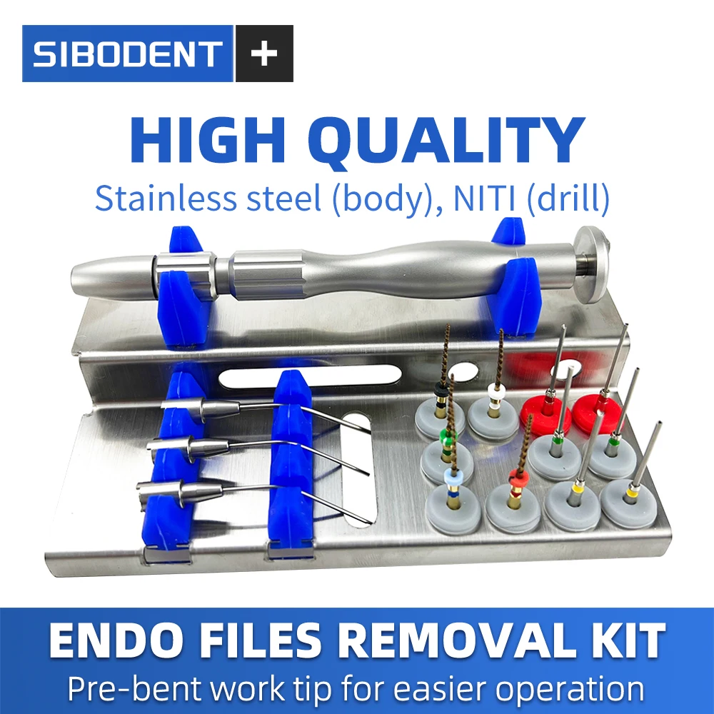 

Dental Endodontic Endo File Removal System Kit Endo Broken File Removal Instrument Set Root Canal File Extractor For Clinic