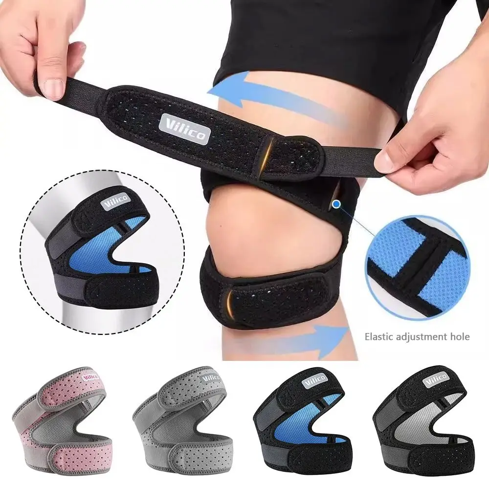 1PC Adjustable Strap Patellar Tendon Band Breathable Support Compression Wrap Knee Compression Wrap Patellar Tendonitis