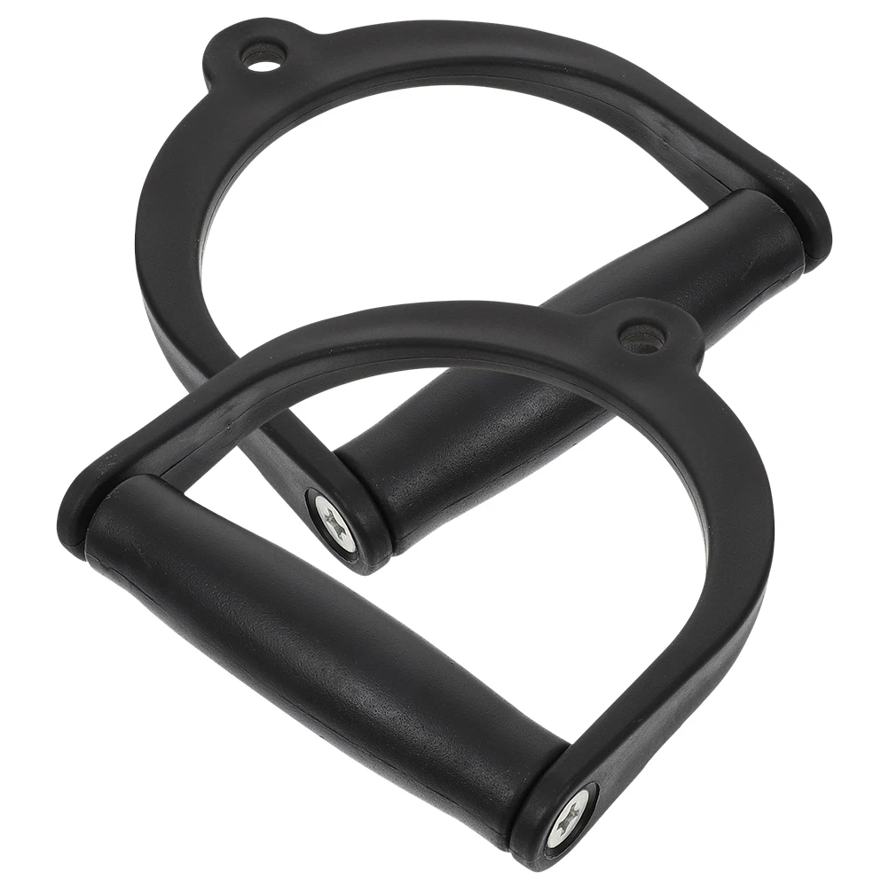 

2pcs Portable Fitness Handles Ergonomic Resistance Band Workout Accessories For Home Gym Pull Ups Training Equipment Exercising