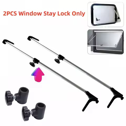Caravan Window Support Rod Telescopic RV Window Lift Strut Oxidation Resistance Lift Strut for RV Camper Trailer