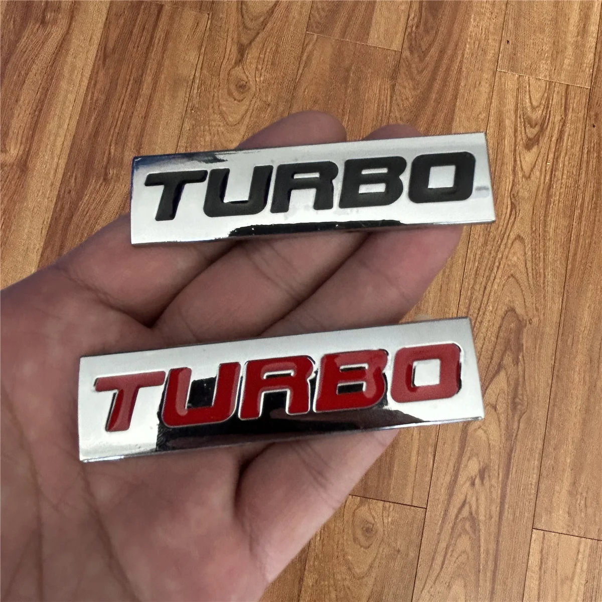 Car Styling Metal Turbo Logo Car Emblem Premium 3D Sport Badge Auto Rear Trunk Sticker Side Fender Accessories Decal