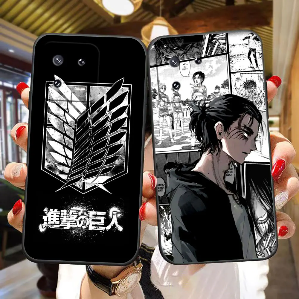 

A-Attack On T-Titan Eren Cover Phone Case For Xiaomi 15 15T 14 14T 13 11 POCO F8 F7 F6 F5 X8 X7 X5 M6 M7 PRO DIY Case Shell Capa