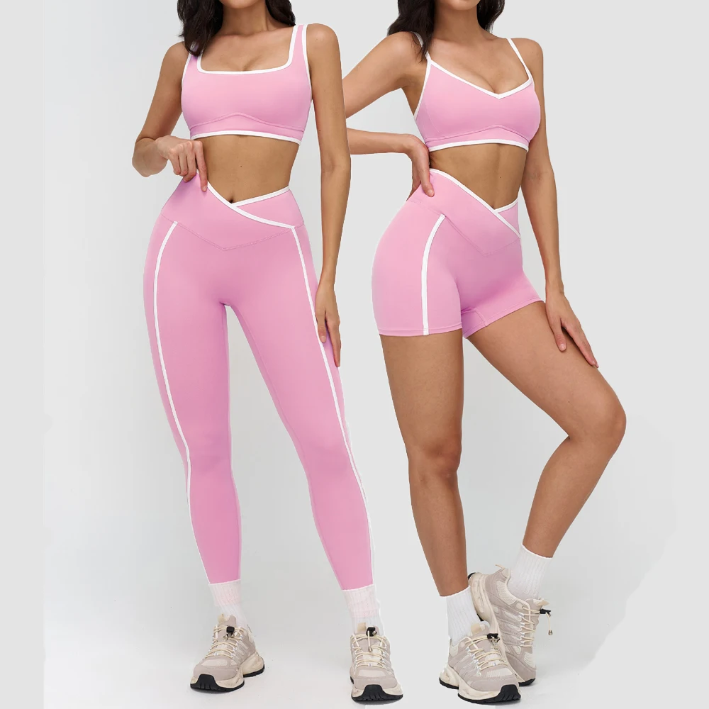 

2-х предметный комплект для йоги, тренировочная одежда, женская спортивная одежда, спортивный костюм, леггинсы с высокой талией, спортивный бюстгальтер, спортивная одежда, одежда для фитнеса