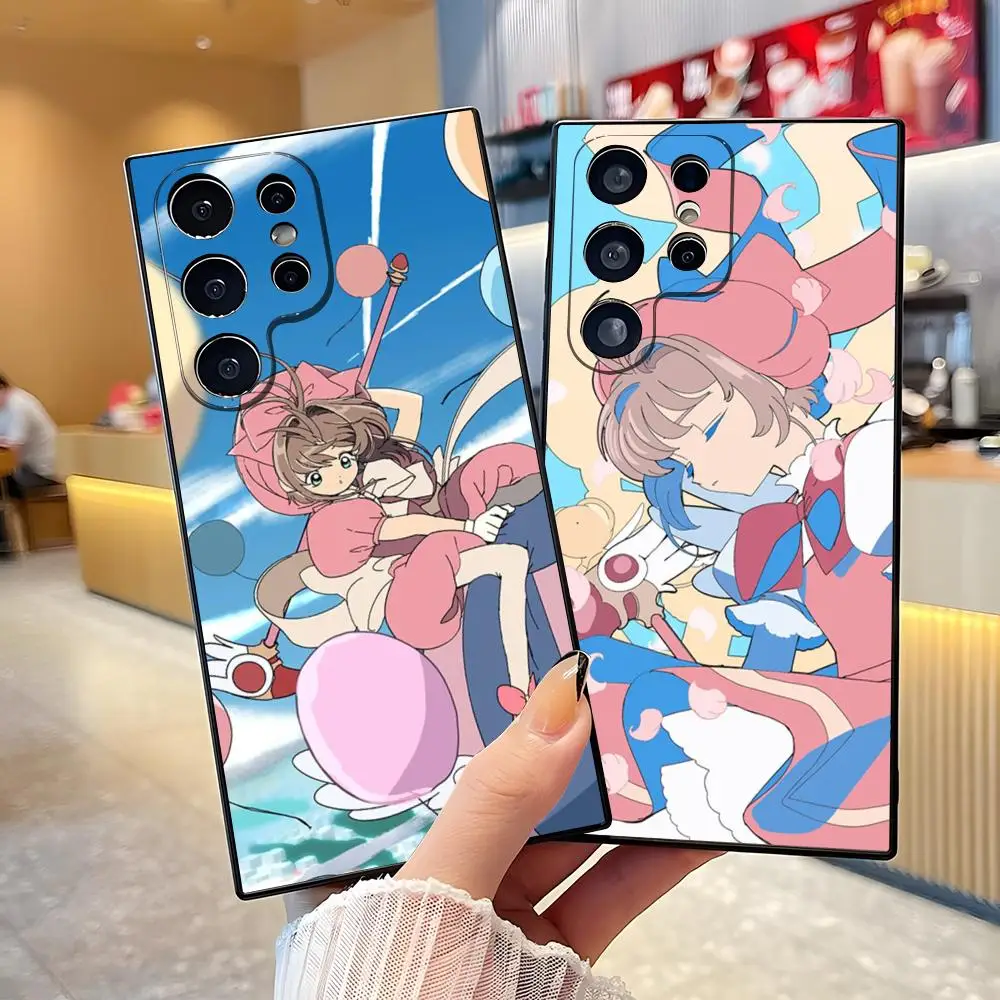 Anime C-Cardcaptor Sakura Phone Case For Samsung S26 S25 Edge S24 S23 S22 Ultra Plus Fe A57 A37 A17 A56 5G Silicon Cover