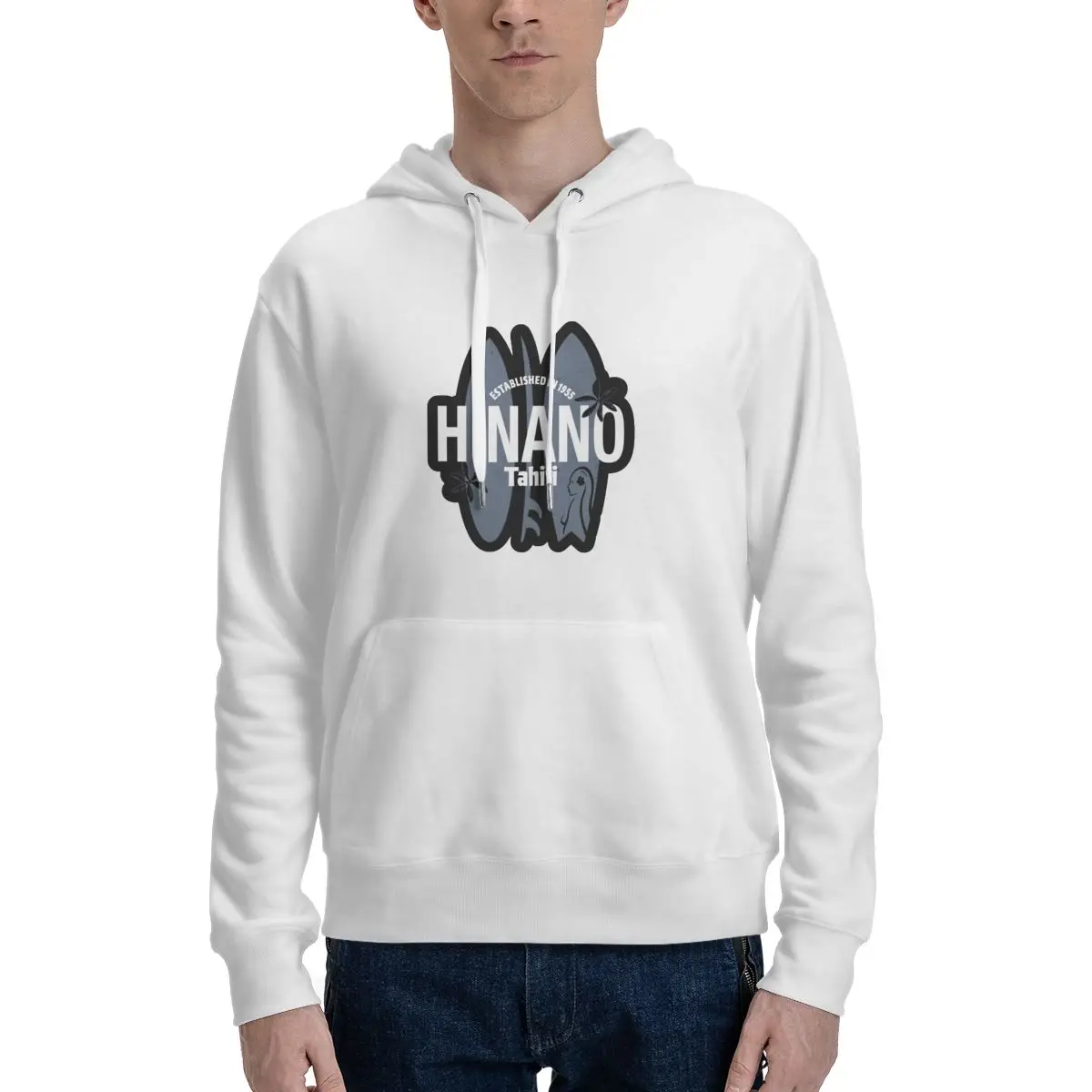 Established In 1955 Hinano Tahiti Casual Hoodies Pullovers Cotton Sweatshirts Men Women Tops