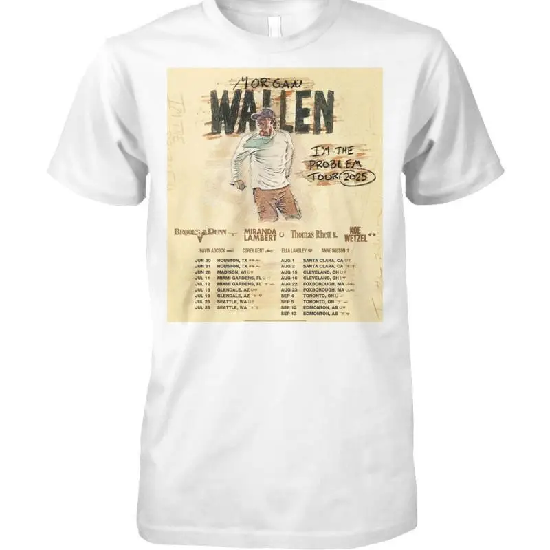 Morgan Wa Llen Stadium Tour 2025 I Äôm The Problem T Shirt Fans