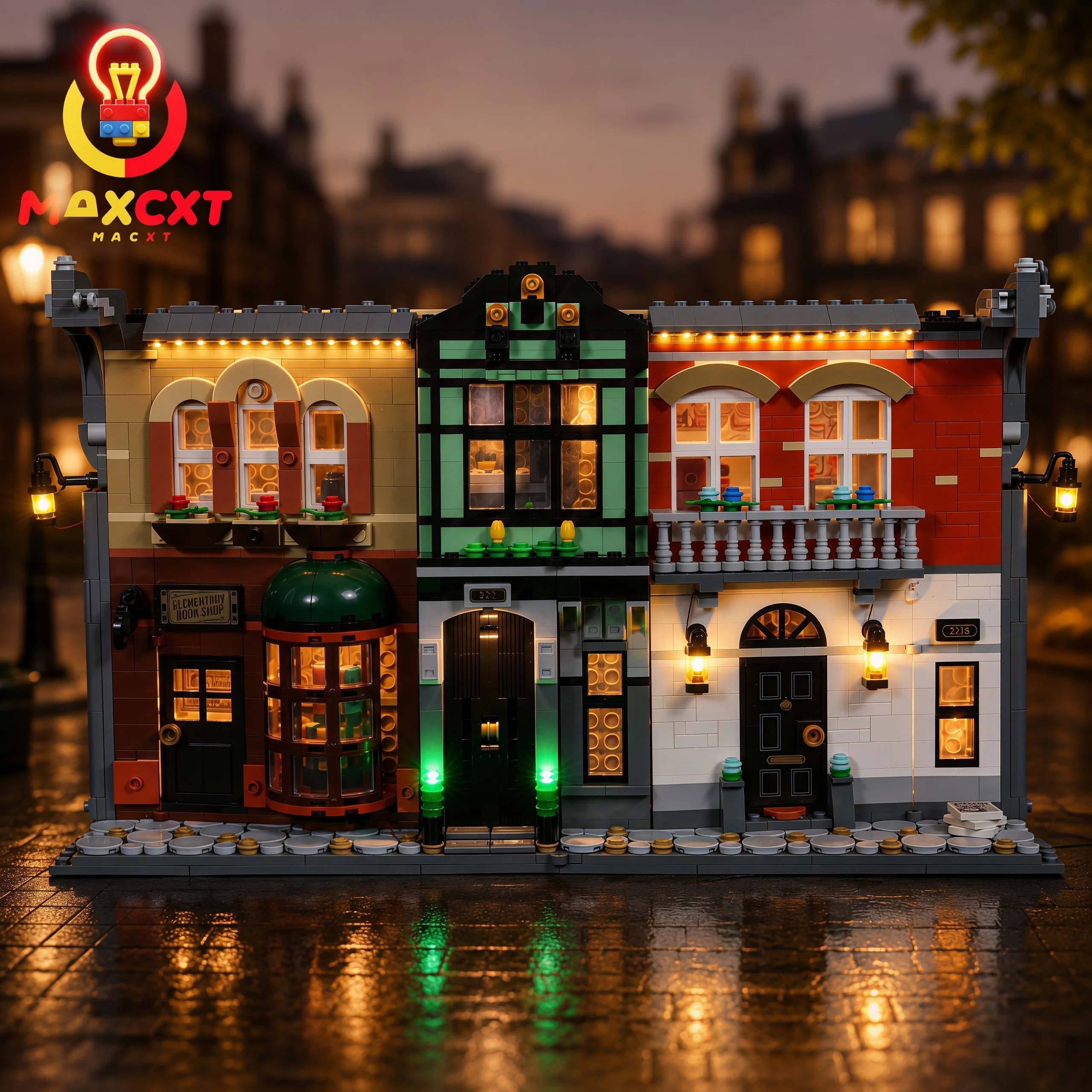 Светодиодная лампа MAXCXT для LEGO 10351 «Книжный уголок Шерлока Холмса», декоративная лампа для самостоятельной сборки, в комплект не входят строительные блоки LEGO. ﻿