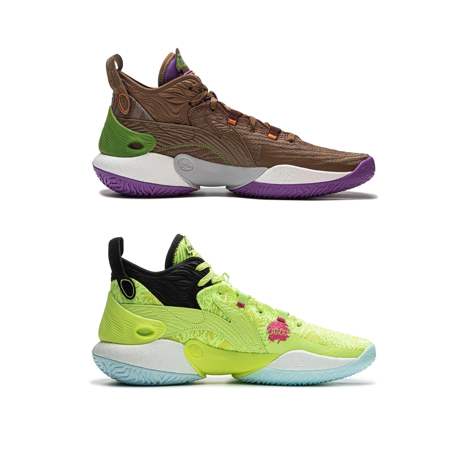 Li-Ning أحذية كرة السلة الاحترافية YUSHUAI XVIII للرجال بوم وسادة بطانة أحذية المنافسة الرياضية أحذية رياضية ABAU087