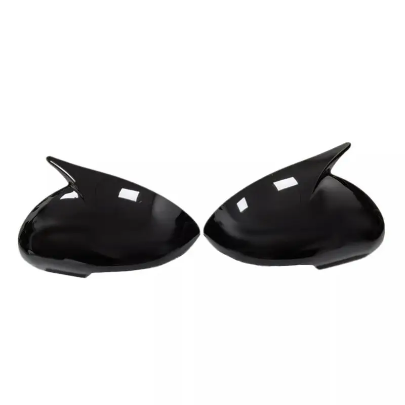 

M46K-1Pair Накладки на корпуса зеркал заднего вида (глазки) для Kia Rio 2011-2016, глянцевые черные, для боковых зеркал