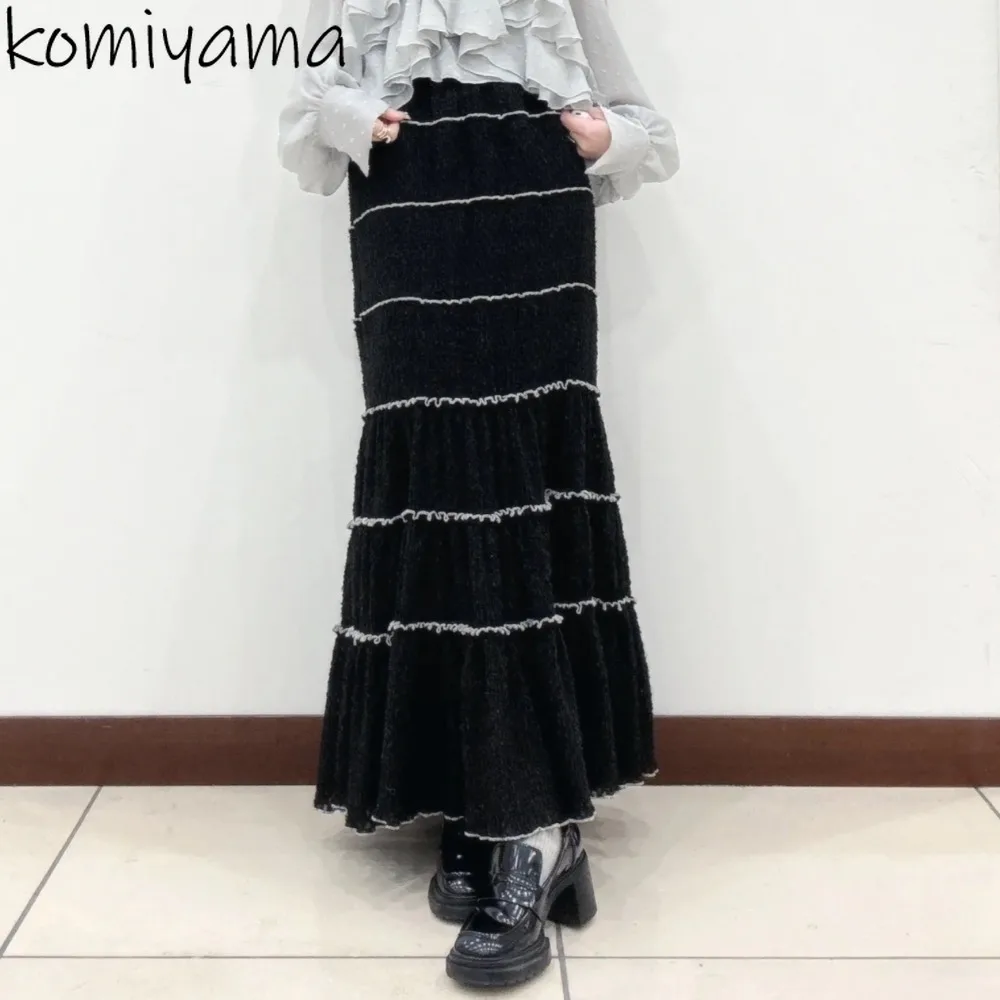 

High Elastic Waist Bodycon Skirts for Woman 2025 New Fishtail Skirt Japan Elegant Ropa Mujer Fairy Faldas Summer New Clothes