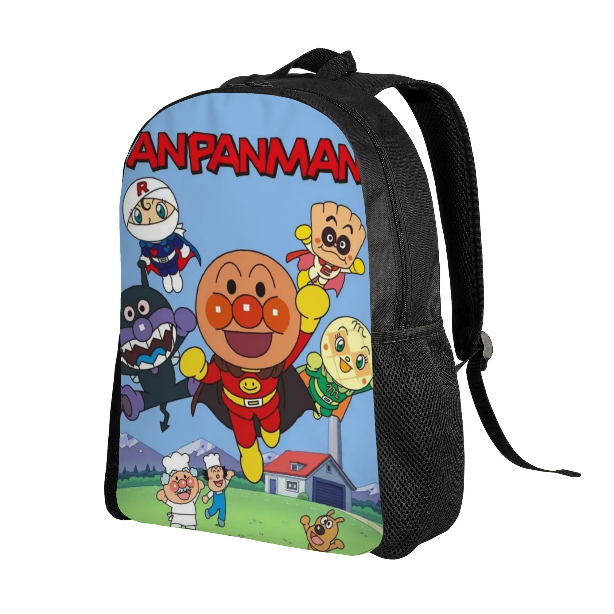 Back to school season High Street Round Cartoon Characters (8) Schoolbag Anpanman High School Students Backpack