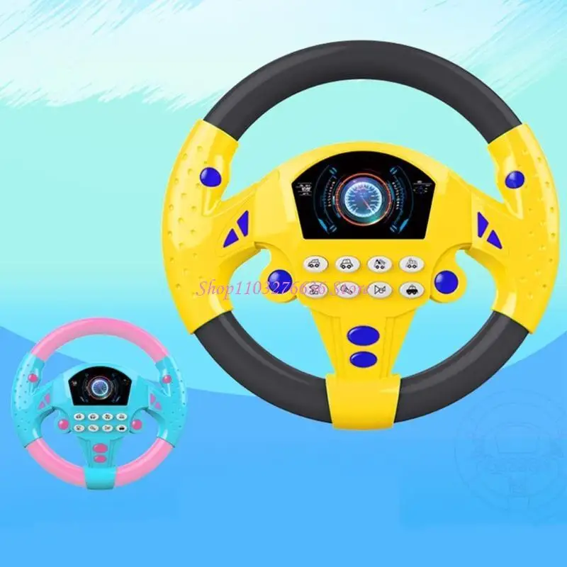 R6FD Geared to Steer Interactive Driving Steering Wheel – Portable Pretend for Play T