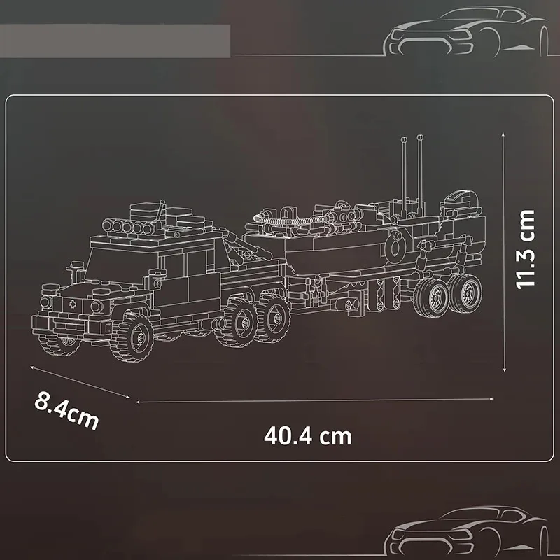 Molde rei novo 872 pçs barco de pesca reboque modelo blocos de construção kit montado brinquedos ornamentos presente aniversário do miúdo 24080