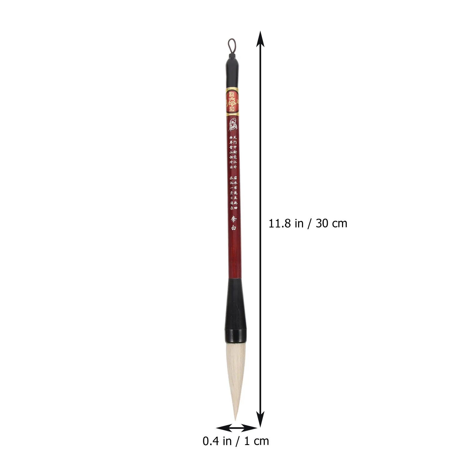 1 Zestaw chińskich pędzli do kaligrafii, pędzli do malowania akwarelami, przenośne narzędzie do rysowania dla początkujących, wielofunkcyjne do użytku domowego