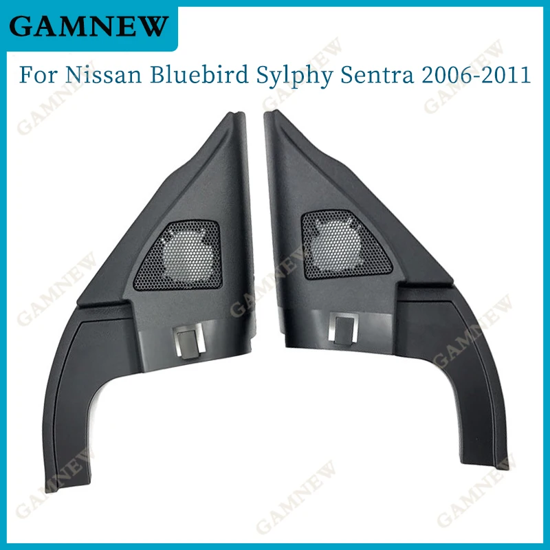 2 Stuks Voor Nissan Bluebird Sylphy Sentra 2006-2011 Auto Tweeter Montage Audio Deur Hoek Gom Luidsprekerhoes Mounts