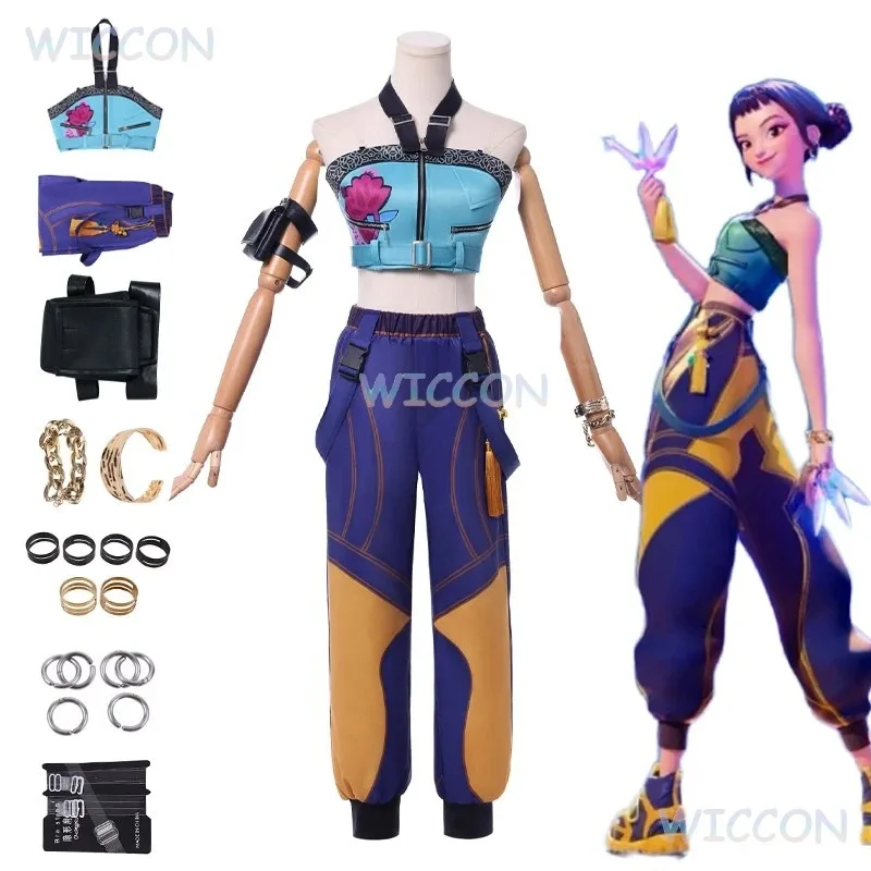 

Anime Kpop Demon Rumi Zoey Superstar Hunters Cosplay Mira Cosplay Costume Full Set Girl Group Suit Women Hallowen Party Roleplay