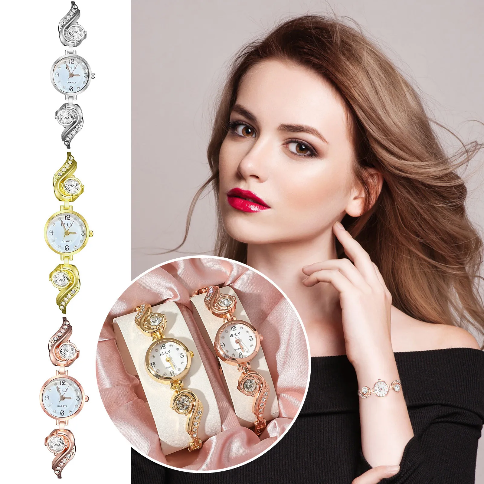 Women's Wristwatch Luxury Brand Watch For Women Elegant Bracelet Fashion Quartz Ladies Watches Reloj Para Mujer