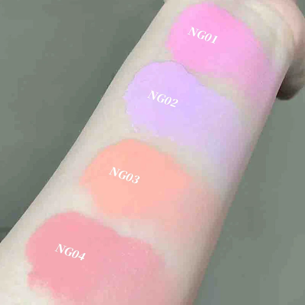 Cappuvini Vitality Girl Blush Cream Moisturizing Peach Color Blush Purple Expanding Color Shows Tender Rouge