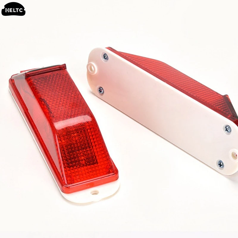 Rechargeable LED Solar Strobe Warning Lamp Solar Night Driving Traffic Safety Cautionled LED Light Chip Control Car Accessories