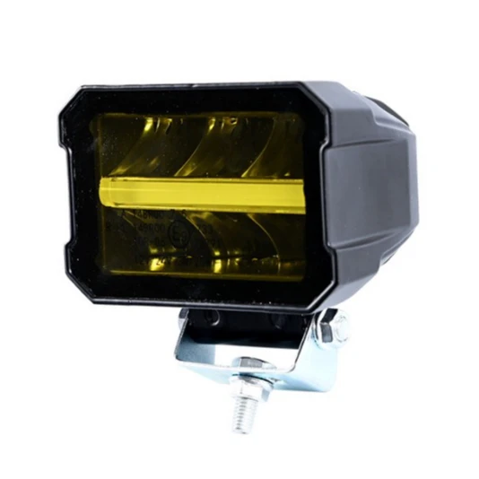 4.5 Inch LED Work Light Pods with DRL 120W Spotlights Pod Lights Turn Signal Lamp with DT Plug Wiring Harness Driving Fog Lamp