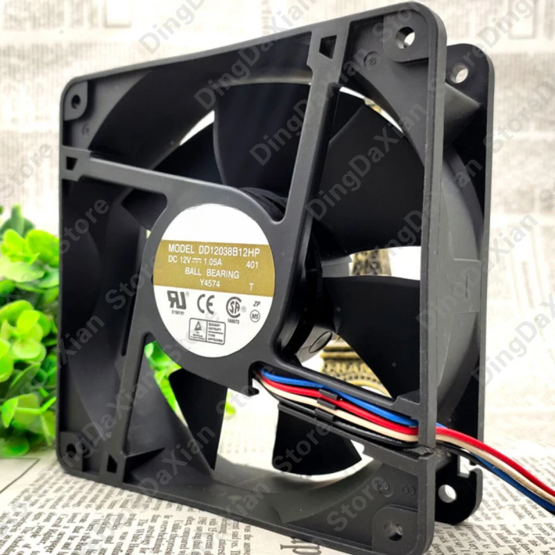 d 12038 12CM Industrial Cooling Fan FOR AVC DD12038B12HP 12V 1.05A Speed Regulation