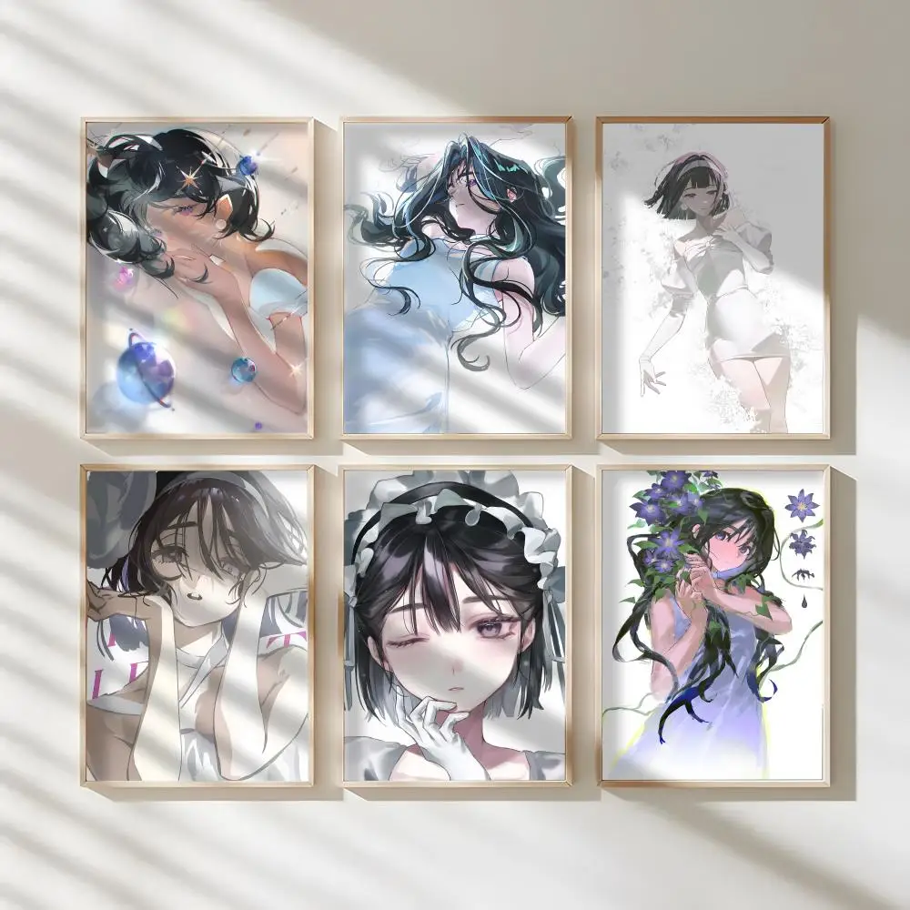 Anime A-Alien Stage Sua Painting Calligraphy Waterproof Canvas Art Wrinkle Free Wall Hanging For Home Living Room Bedroom Decor