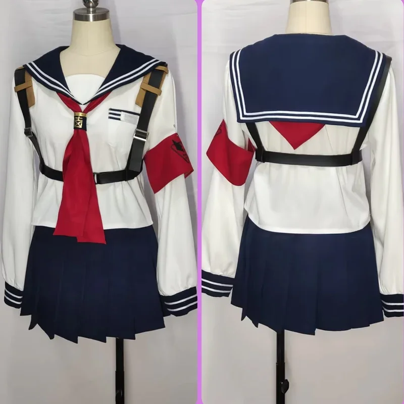 FC6Anime Blue Archive Niko kurumi Sailor Suit Cosplay Izayoi Nonomi Costume  Halloween Party Dress@FC8！
