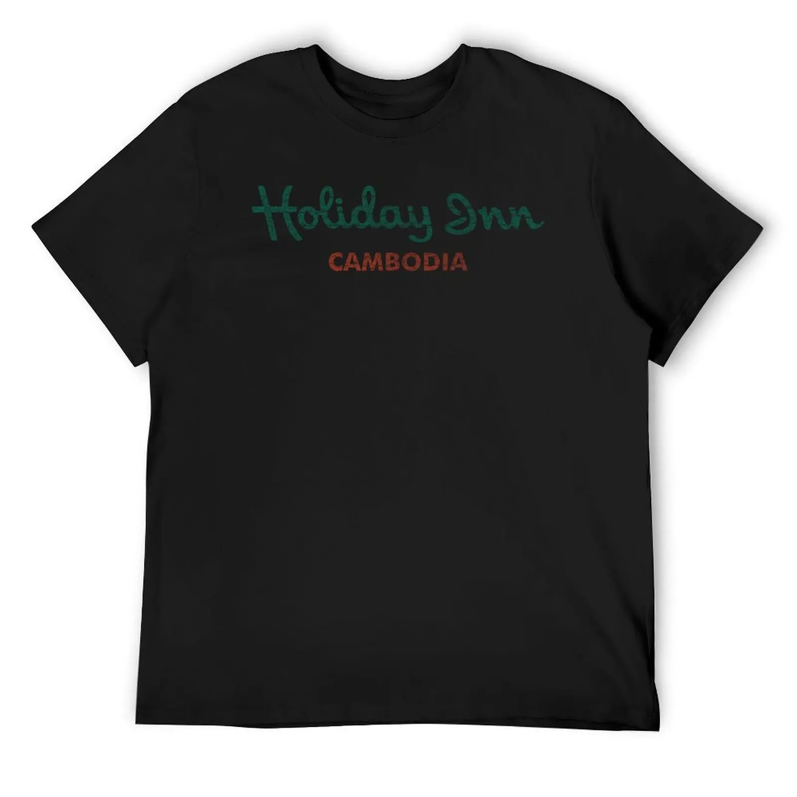

Vintage Holiday Inn Cambodia Distressed T-Shirt luxury t-shirt luxury designer Clothing mens clothing