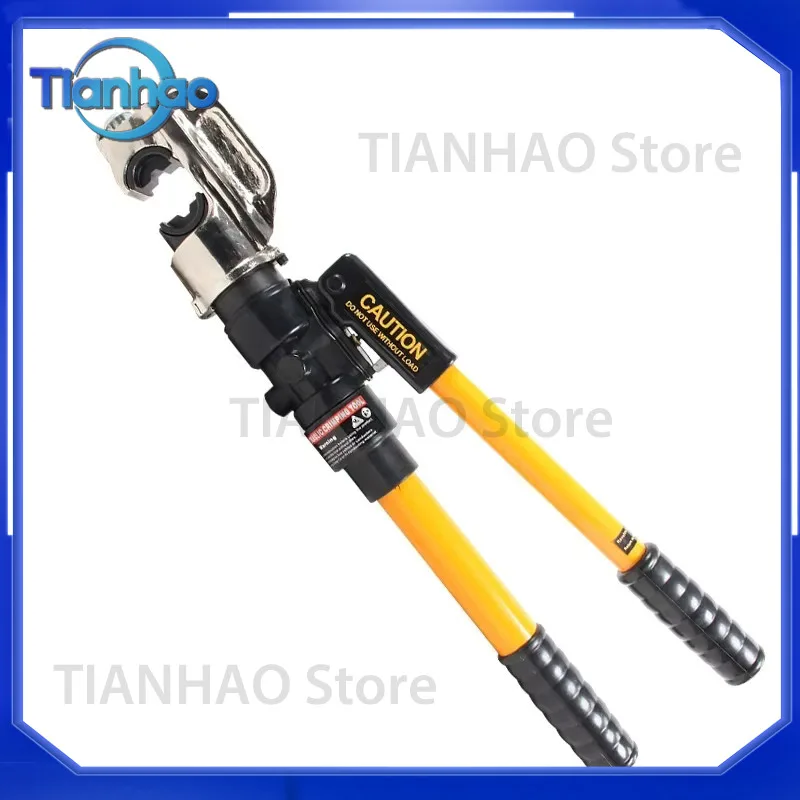 Hydraulic Hand Crimper Tool for 16-400 mm² C-H-Type Wire Terminal Crimping Pliers with 11 T Pressure Manual Cable Clamping