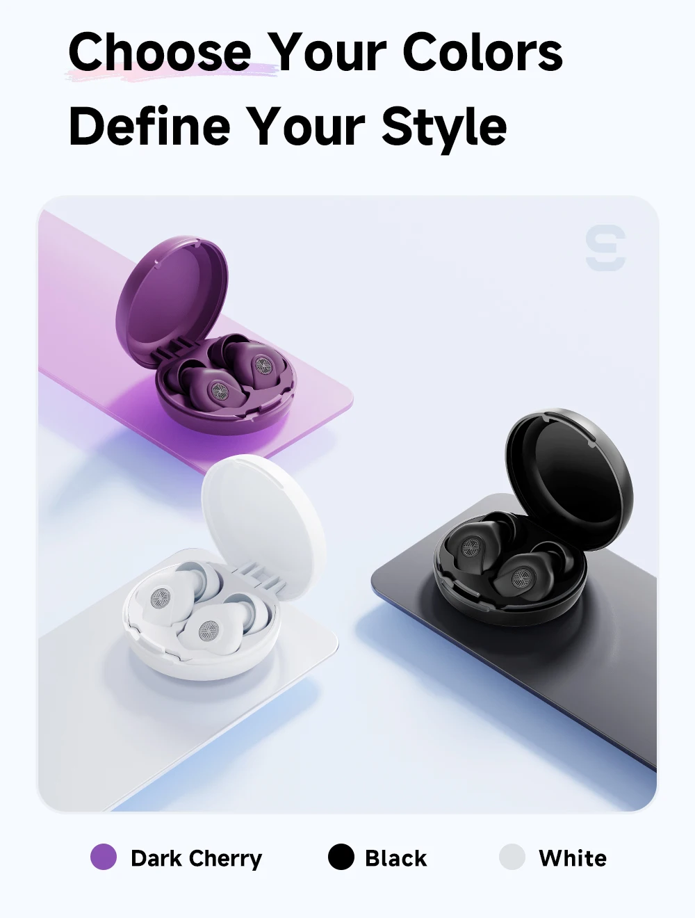Essager Silicone EarPlugs for Sleeping Noise Cancelling Reusable Ear Plug Hearing Protection Ear Plugs for Study Work Sleep