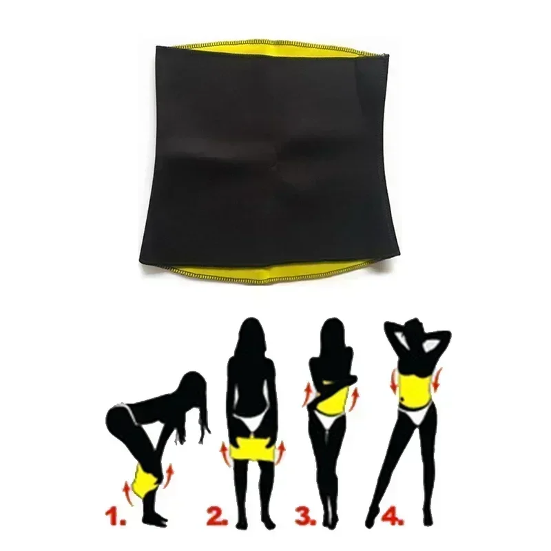 Hot Waist Band Gym Fitness Sports Exercise Waist Support Pressure Protector Body Building Belt Slim Item Sweat For Women