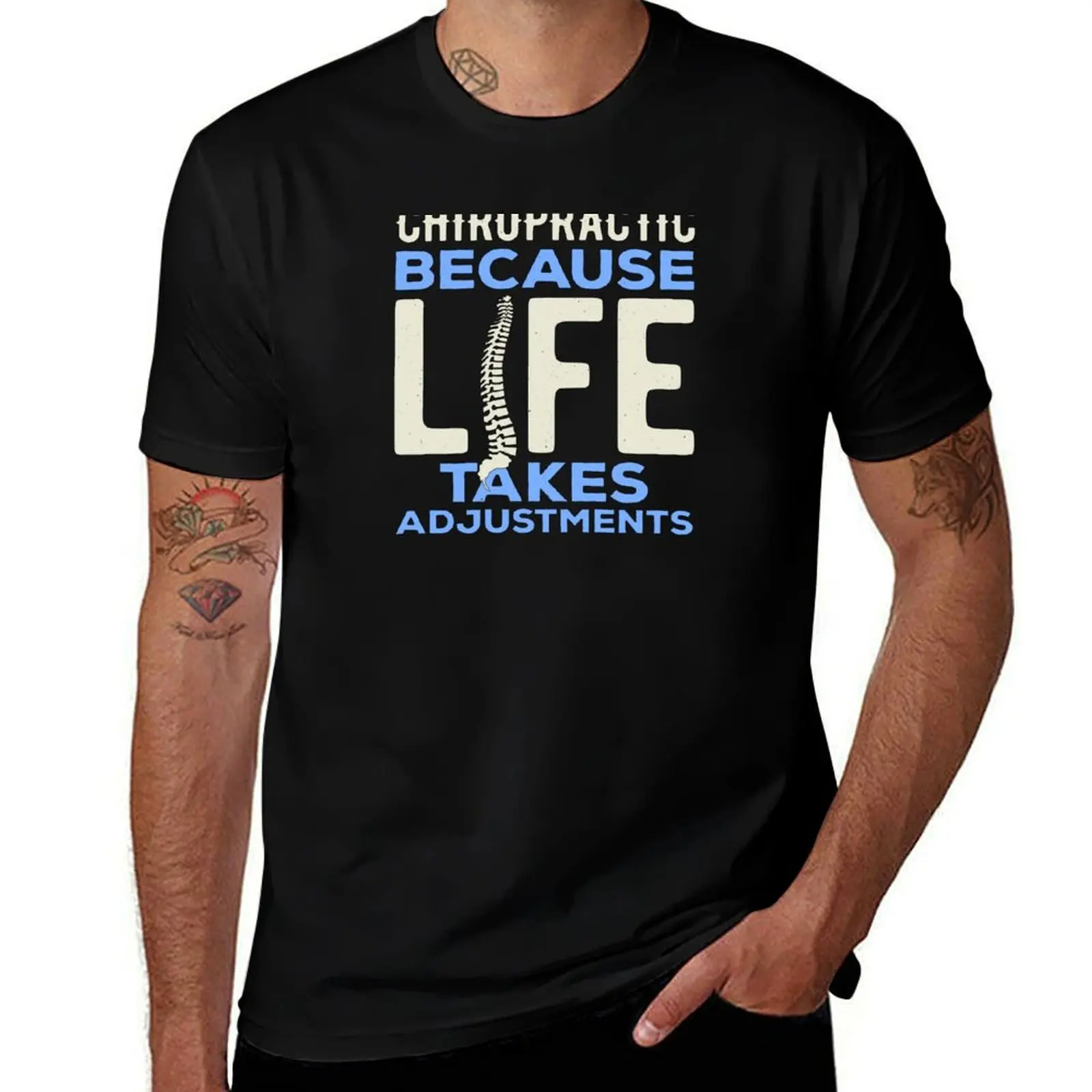 

Funny Chiropractor T-Shirt customs hippie clothes cheap stuff Short sleeve tee men