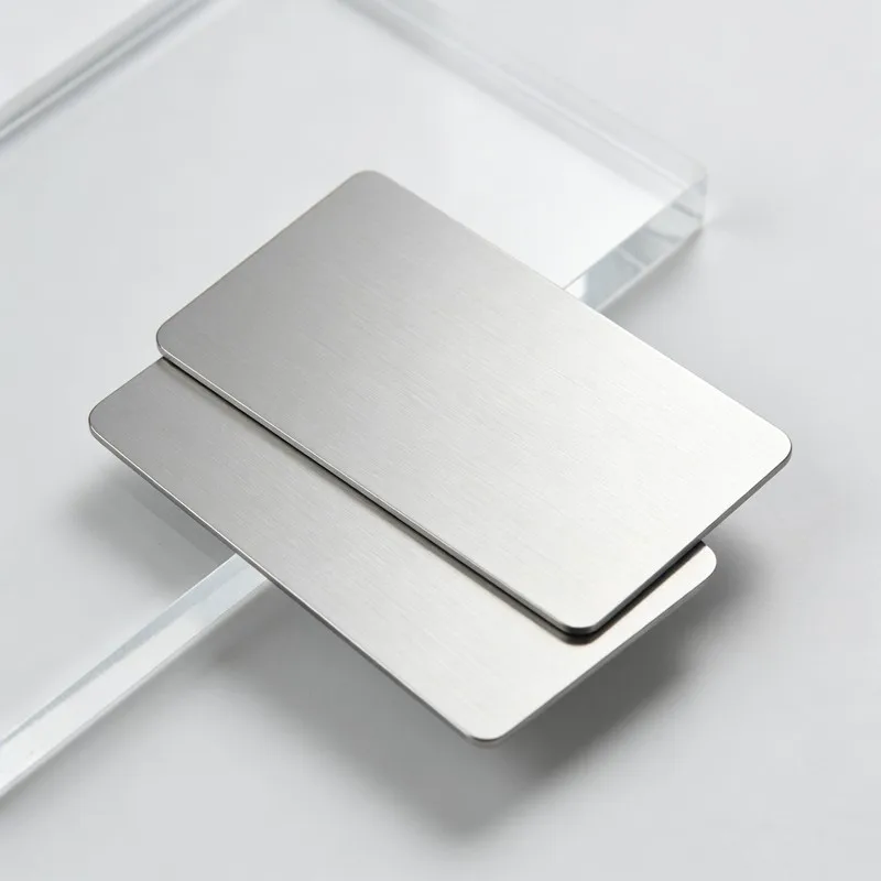 

5-Pack Stainless Steel Business Cards Logo-Engravable Anti-Oxidation Durable for Client Retention Corporate Expansion
