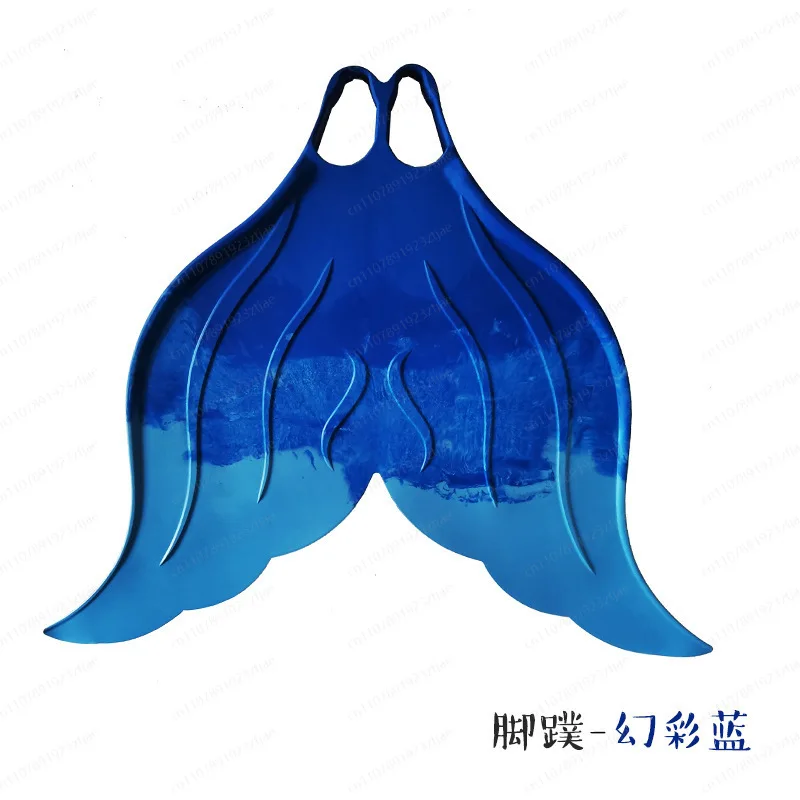 Professional Mermaid Flippers Training Single Webbed Swimming Flippers Soft Rubber Spearfishing Swiming Fins