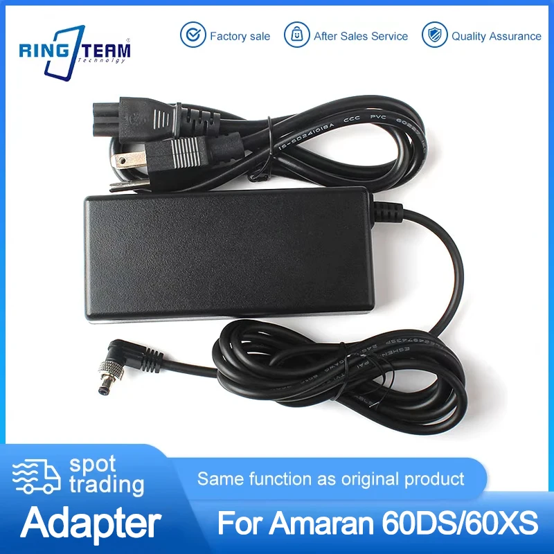 For Amaran 60DS/60XS Power Adapter 19V 4.74A DC Charger for Aputure Amaran COB Fill Light Handheld Live Broadcast