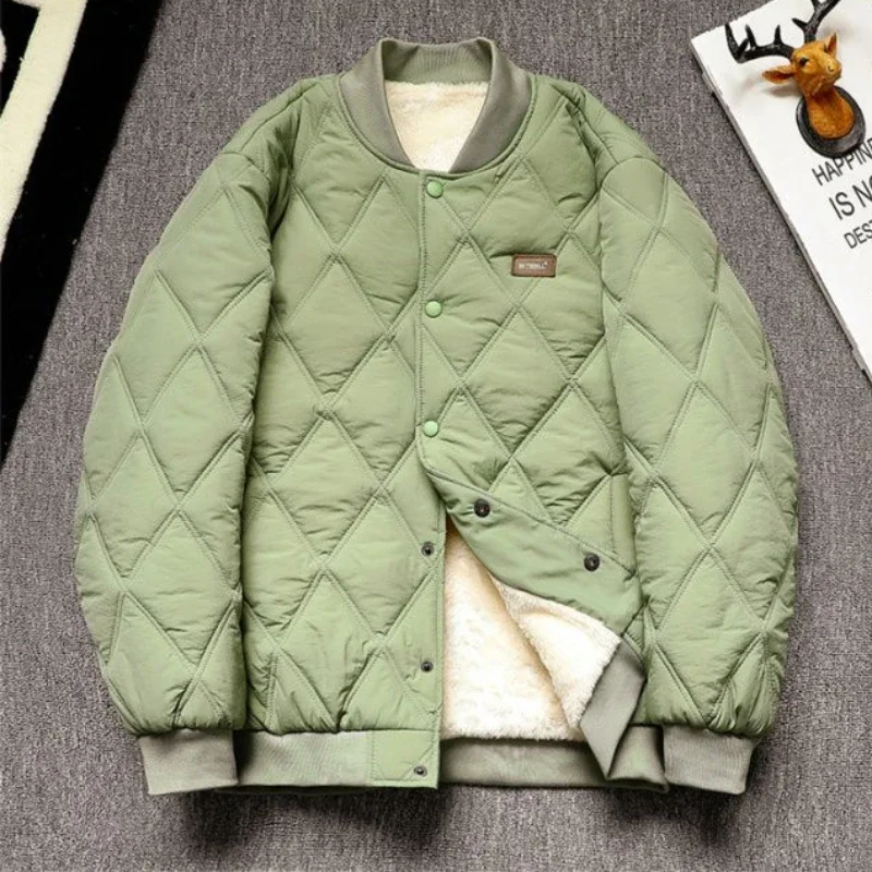 

Men's Bomber Coats Winter Solid Color Male Baseball Jackets Short Y2k Stylish Cheap Sale Luxury Padding New In High Quality Warm