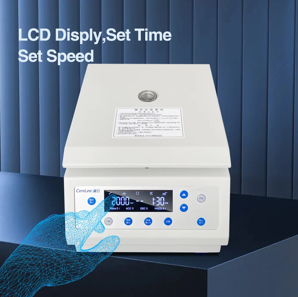 CL-TG12M Microcomputer LCD Display Micro Hematocrit Centrifugal 24pcs Capillary Centrifuge