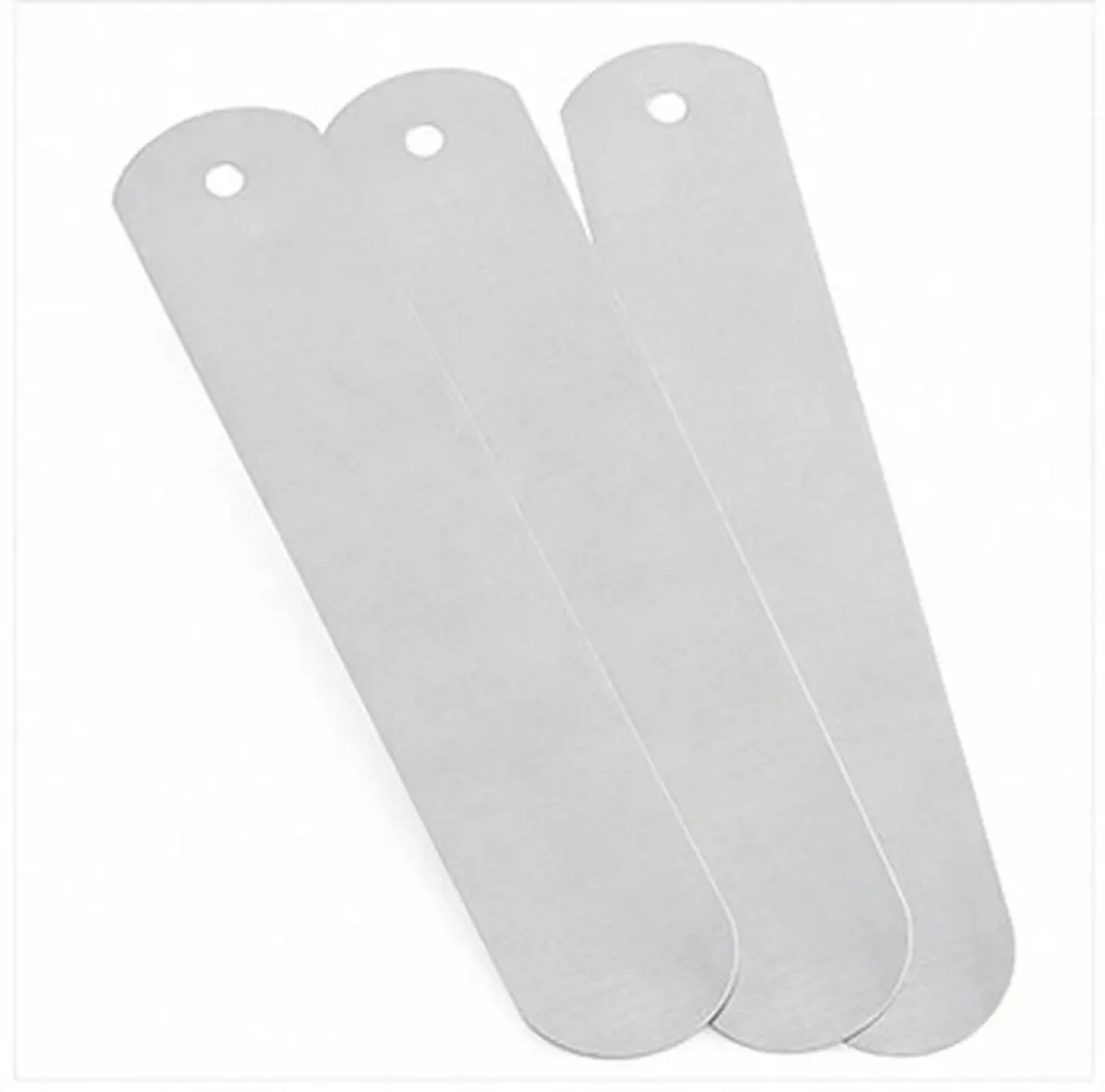 3Pcs Metal Aluminium Sock Jig Straight Board Heat Press Tool Sublimation Printing Flat Sock Setting Hanging Hole