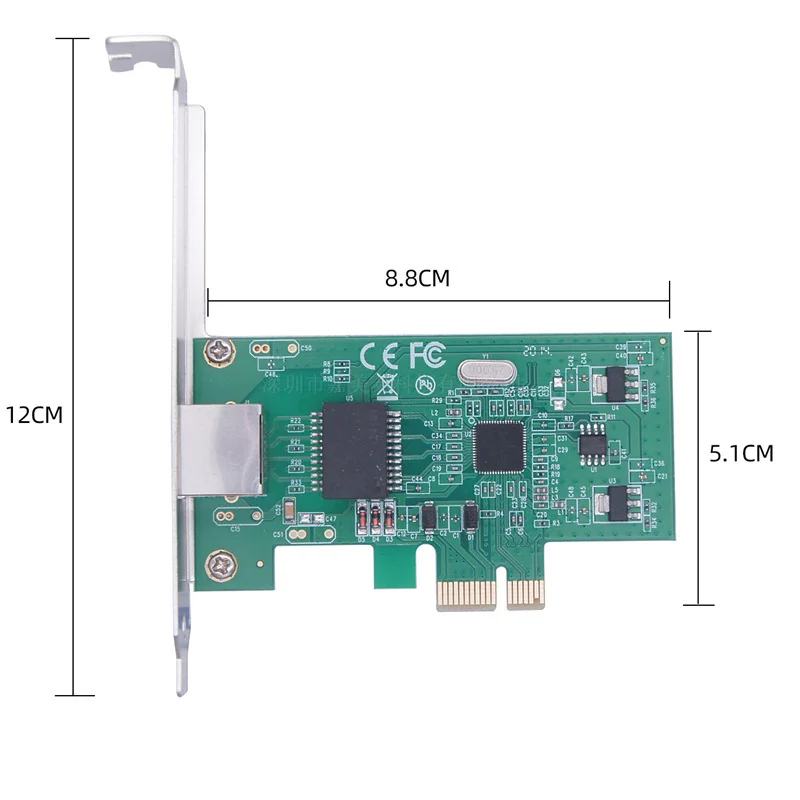 Десктопная PCI-E сетевая карта PCIE Gigabit, сетевая карта 1000M, проводная сетевая карта RTL8111E, чип-драйвер бесплатно