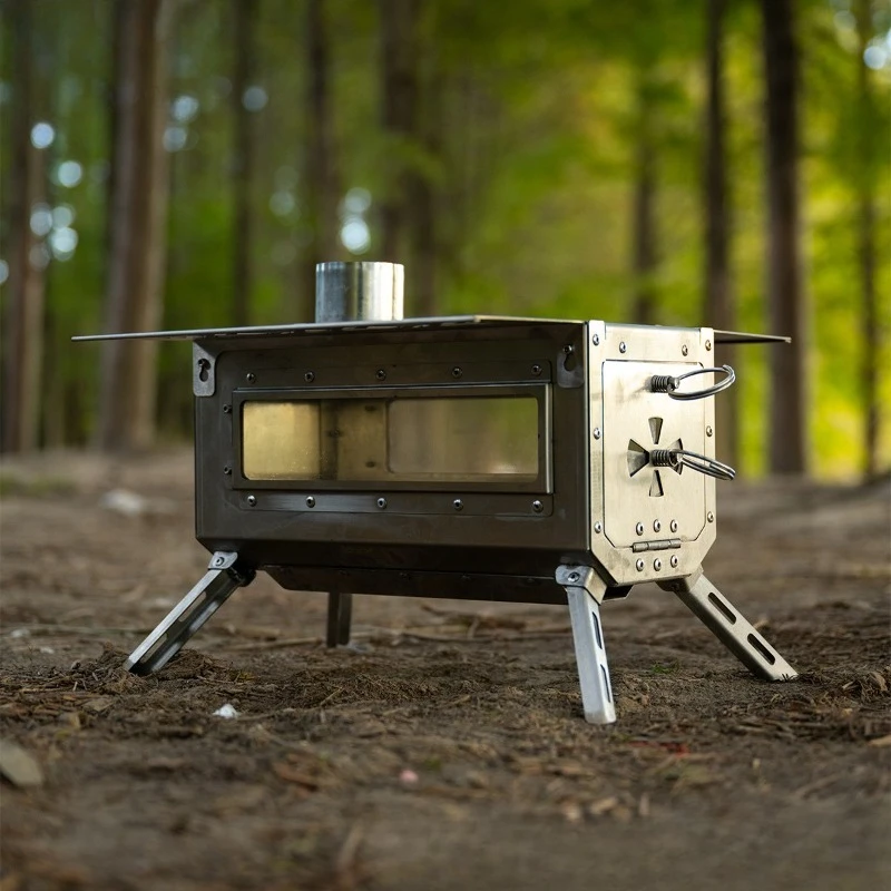Tent Outdoor Camping Picnic Firewood Stove Heating Stove Portable Foldable Picnic Fire Campfire Equipment BBQ Grill