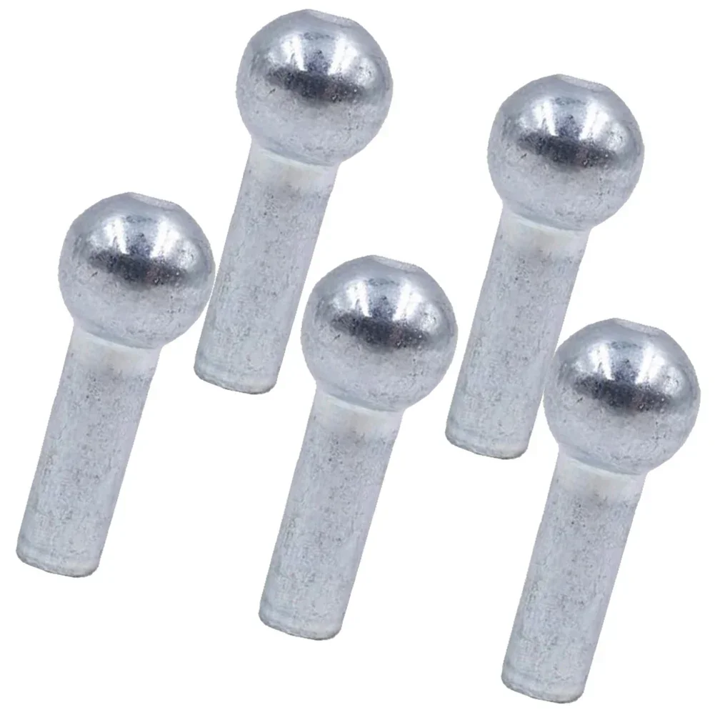 Gym Pulley Machine Cable Ball Terminals 5pcs Pack Secure And Durable Wire Port Joint Parts For Your Fitness Equipment