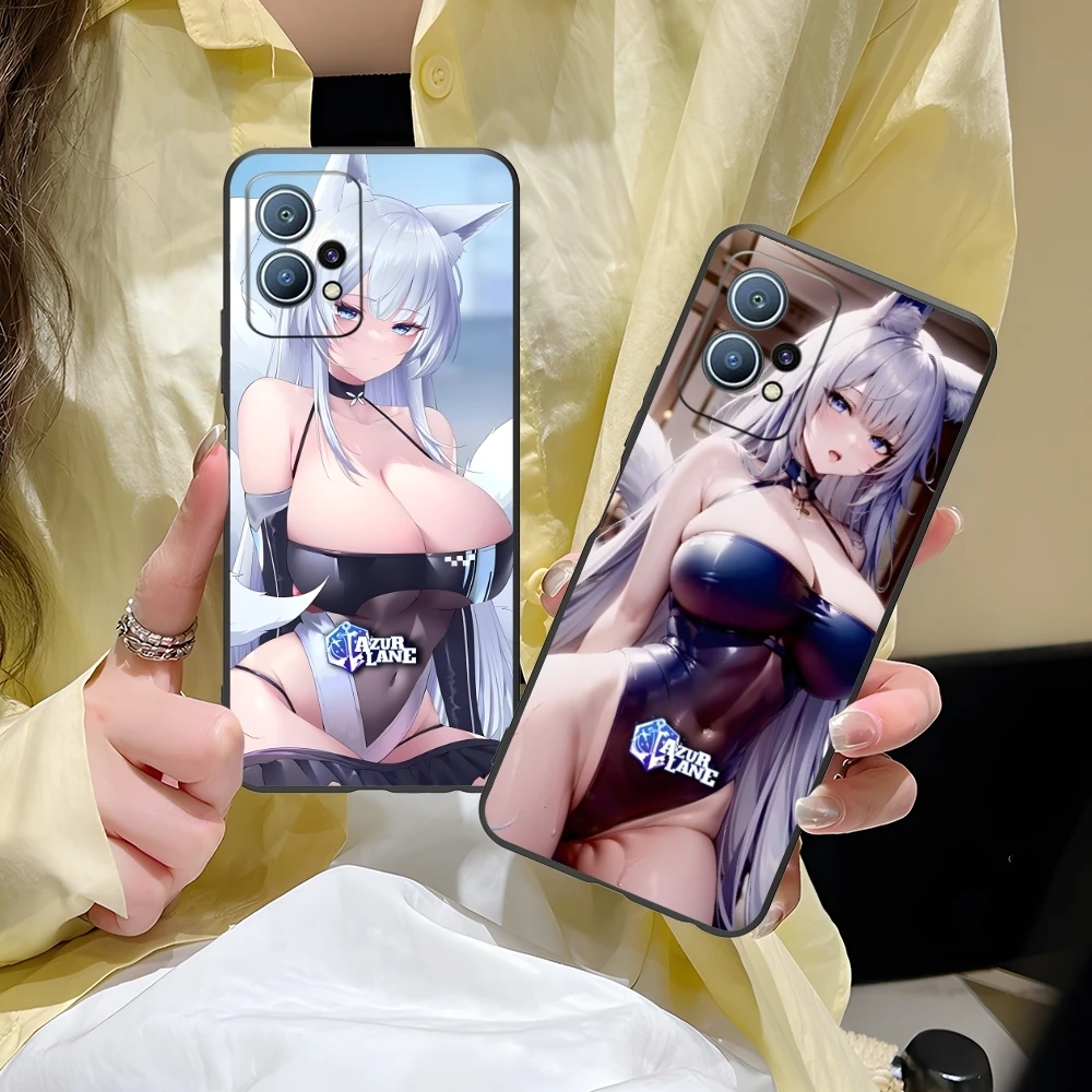 Azur Lane Shinano Mobile Cell Phone Case for Huawei P60 P50 P40 P30 P20 P10 P9 P8 Pro Lite Plus Black Soft Phone Cover Shell