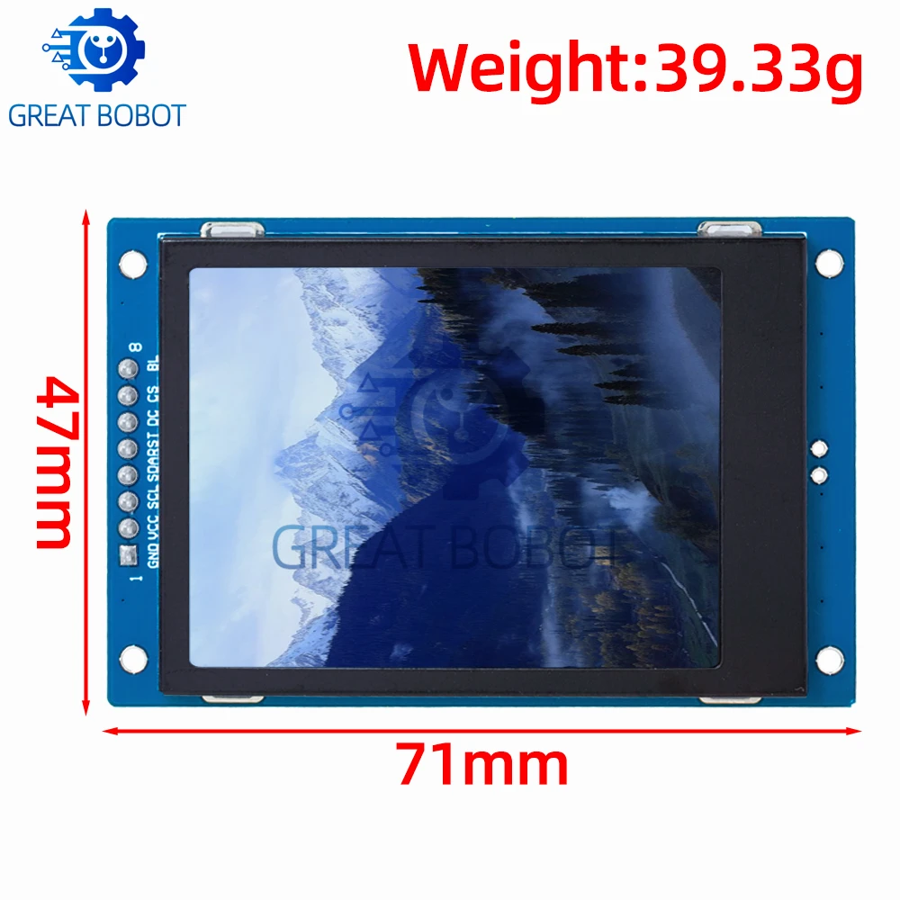 Wyświetlacz SPI TFT LCD 2.4 2.8 3.2 3.5 cala ST7789V ST7796S, 240×320 320×480 z adapterem PCB 3.3V/5V dla Arduino — zdjęcie produktu 6