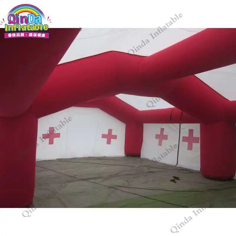 Tente gonflable personnalisée d'hôpital de terrain de tente gonflable d'abri de premiers secours pour l'extérieur