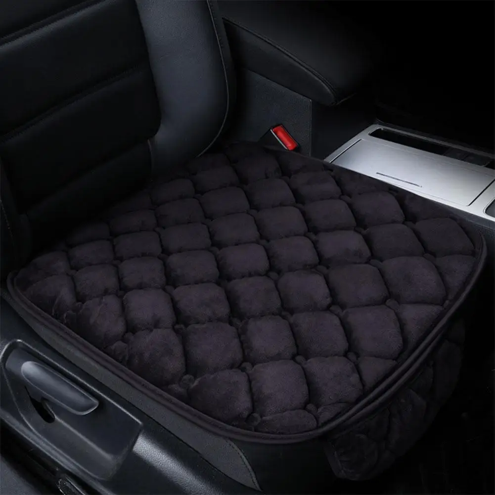 1Pc Winter Warm Car Front Seat Cover Cushion Universal Auto Soft Seats Cushions Automobile In Cars Chair Covers Protector Pad